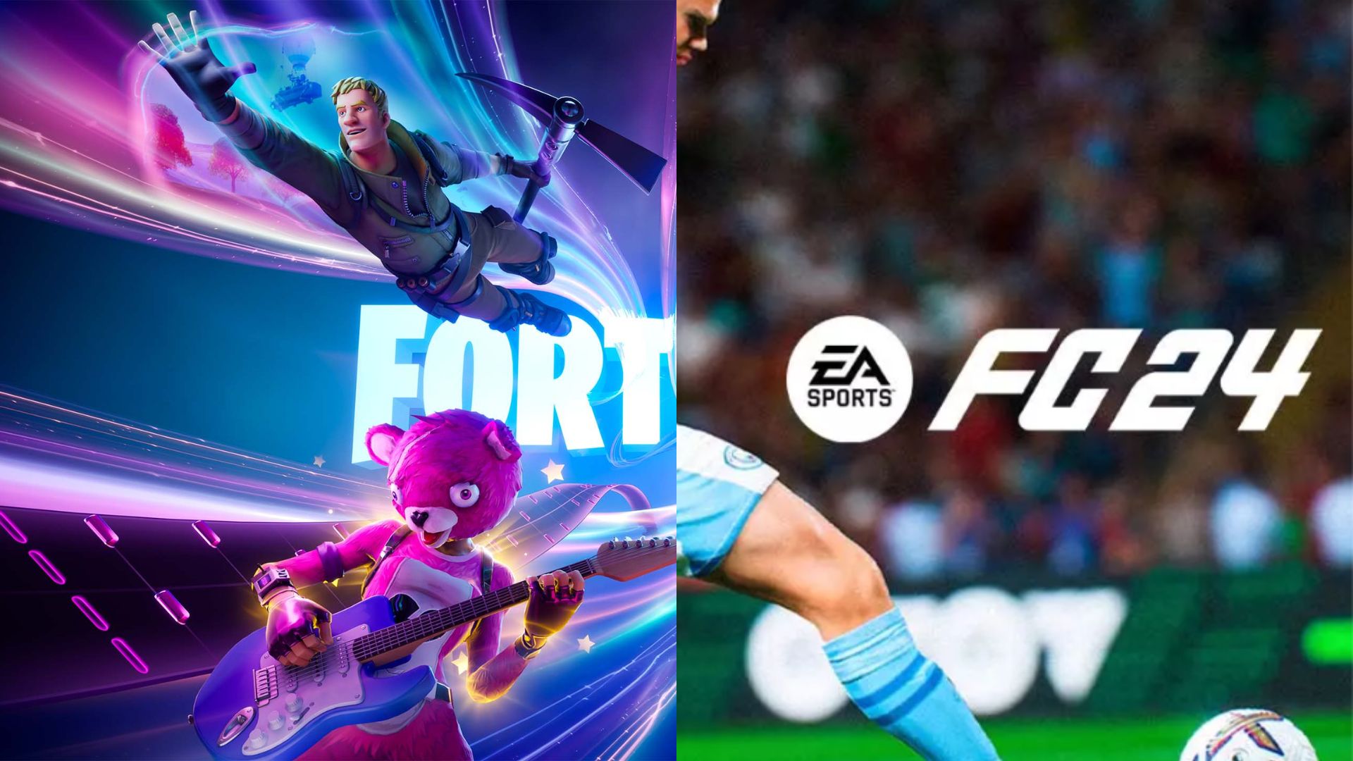 Imagem de Fortnite e Fifa